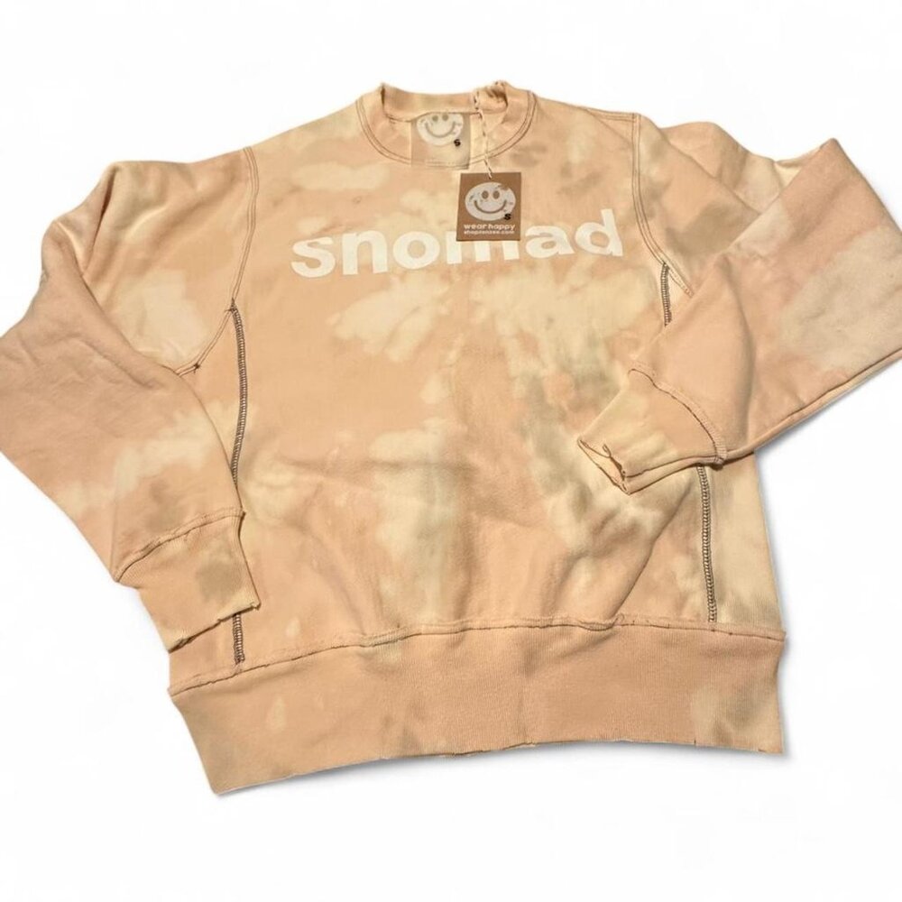 Zenzee Tie Dye Snomad Crewneck Sweatshirt Size Small NWT